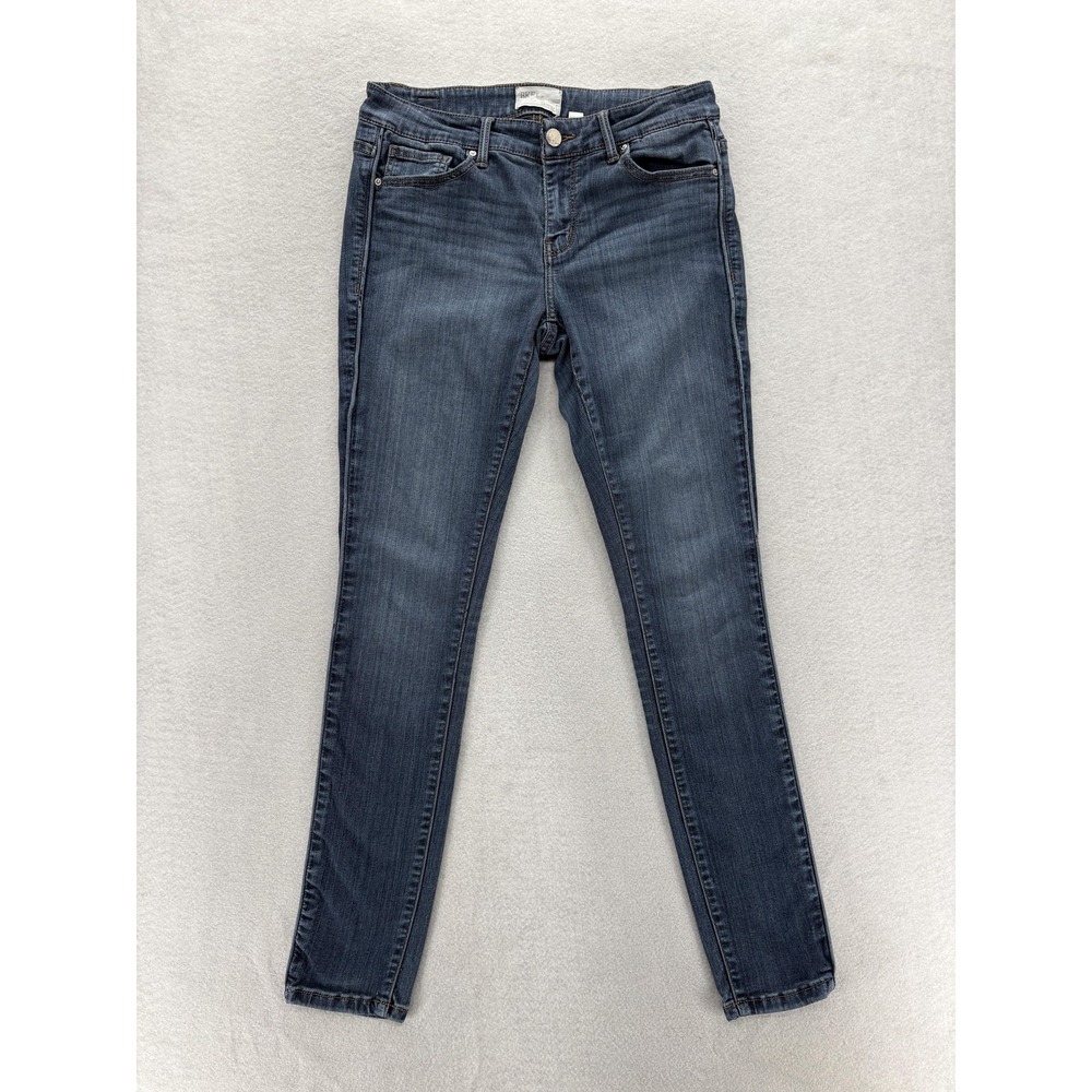 Buckle BKE Payton Mid Rise Skinny Jeans Womens 27 Blue Stretch Denim Grunge Y2K